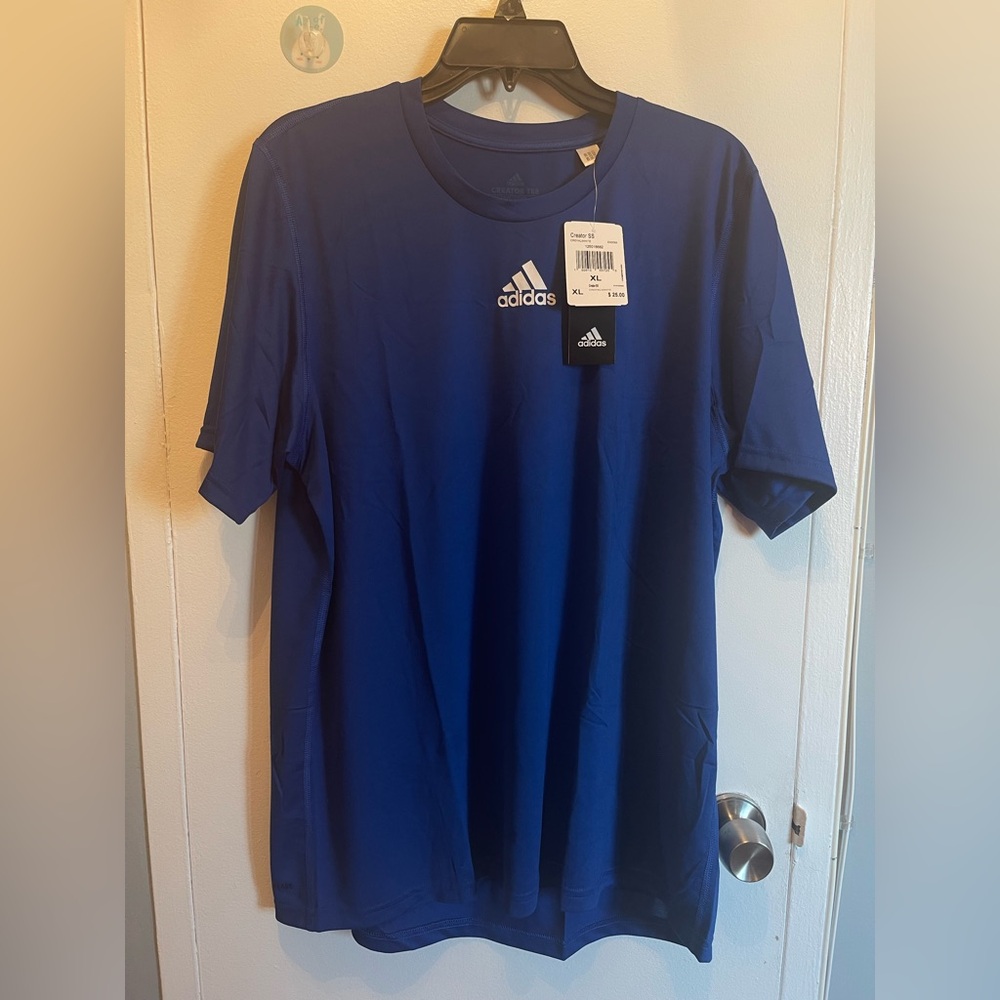 Adidas Men's Classic Blue Tee Shirt size xl new with tags